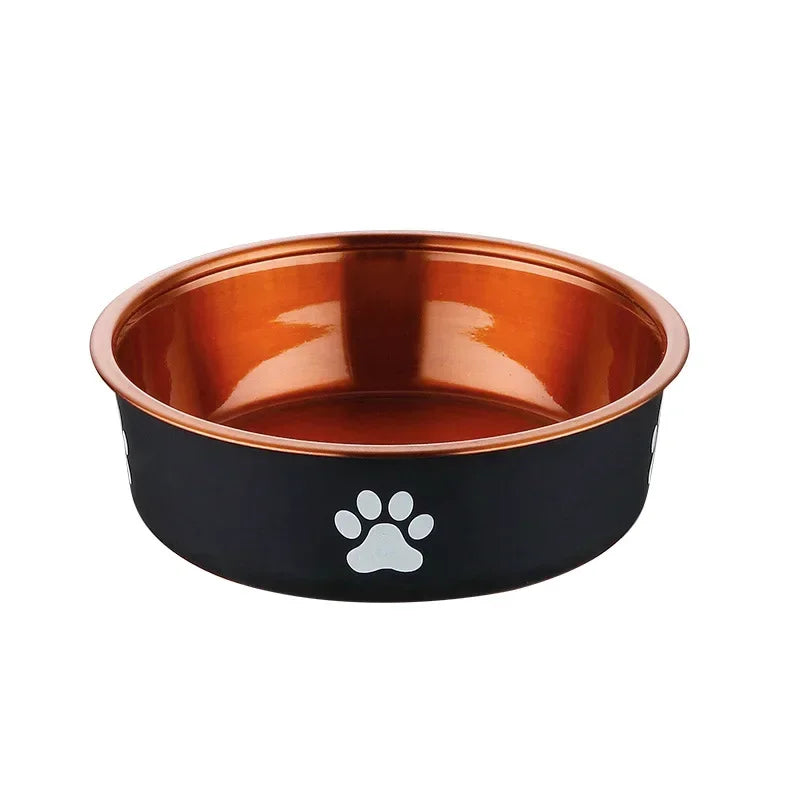 Non-slip Dog Bowls for Small Medium Large Dog Feeder Bowls and Drinkers Stainless Steel Pet Feeders Pets Dogs Accessories