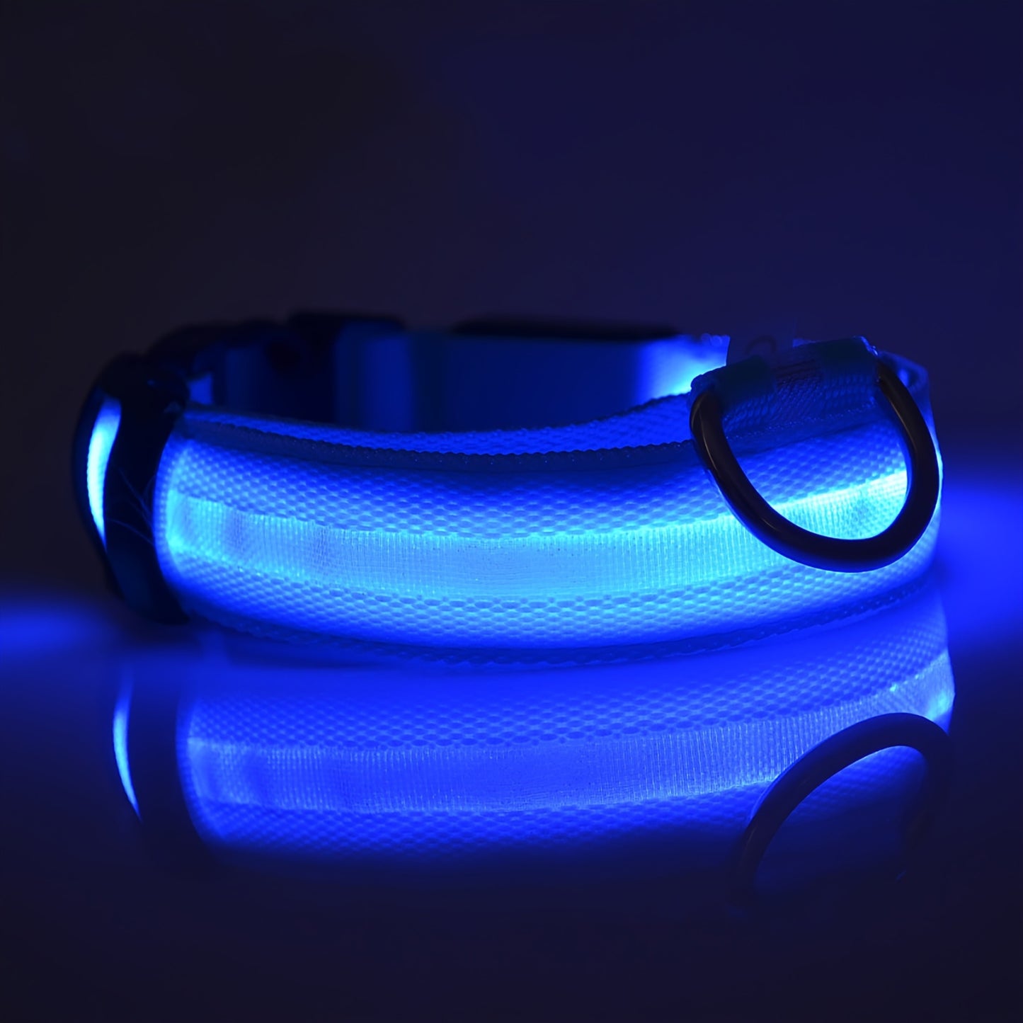 WaggyCo™ LED Dog Collar – Rechargeable, Adjustable & Visible at Night