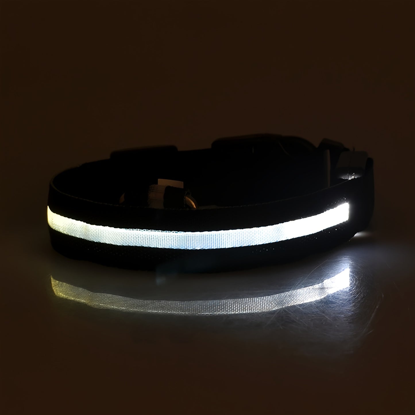 WaggyCo™ LED Dog Collar – Rechargeable, Adjustable & Visible at Night