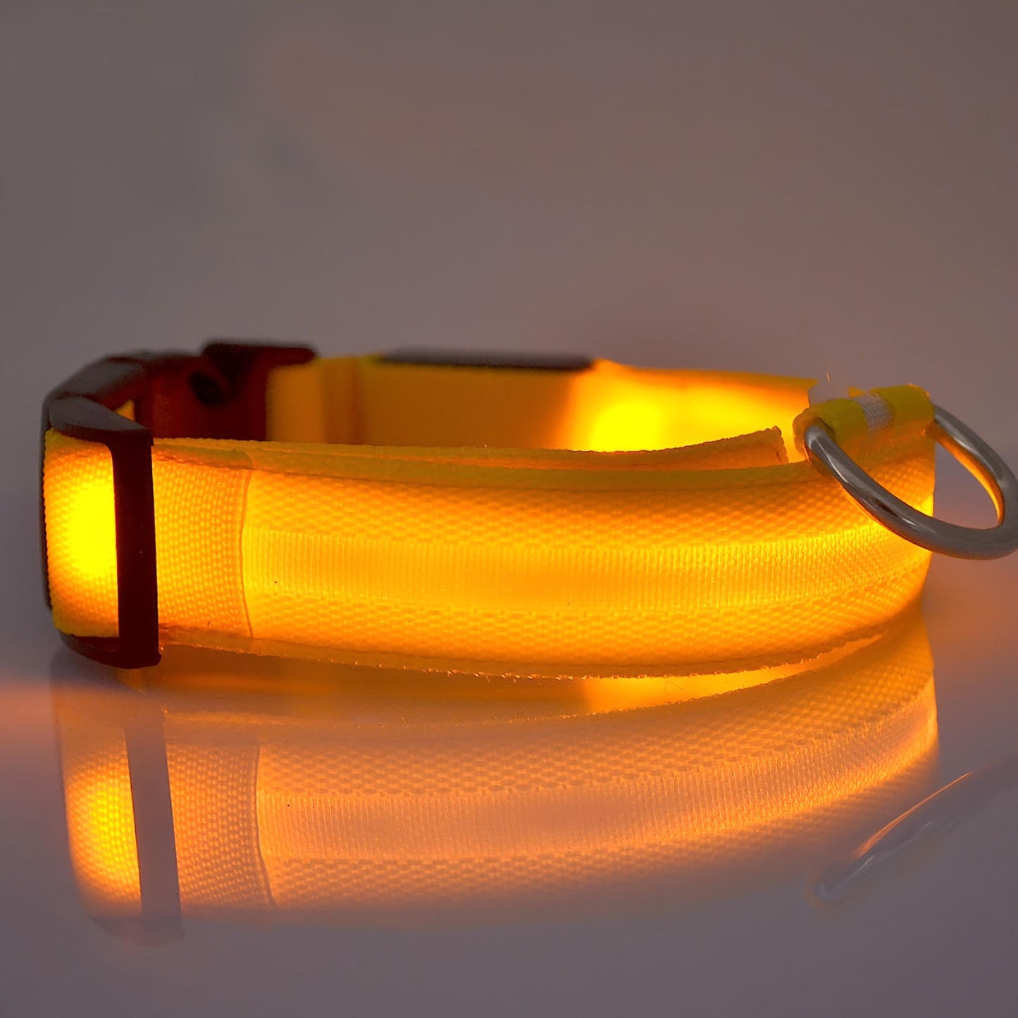 WaggyCo™ LED Dog Collar – Rechargeable, Adjustable & Visible at Night