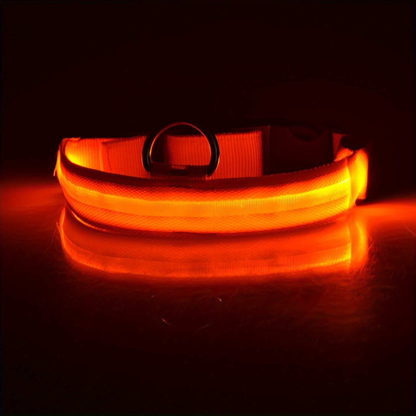 WaggyCo™ LED Dog Collar – Rechargeable, Adjustable & Visible at Night